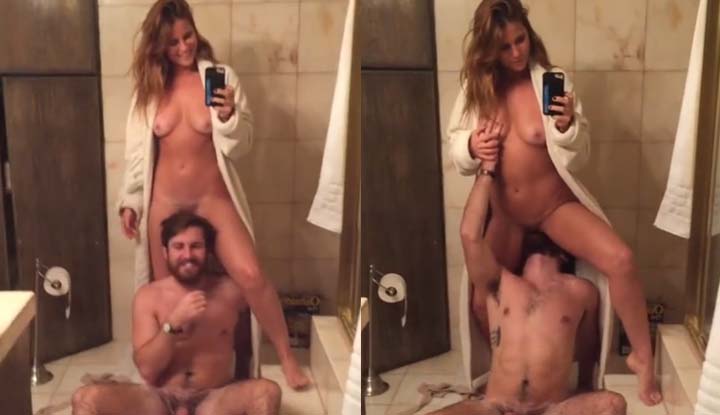 Took a photo with my boyfriend and he suddenly licked my ear.