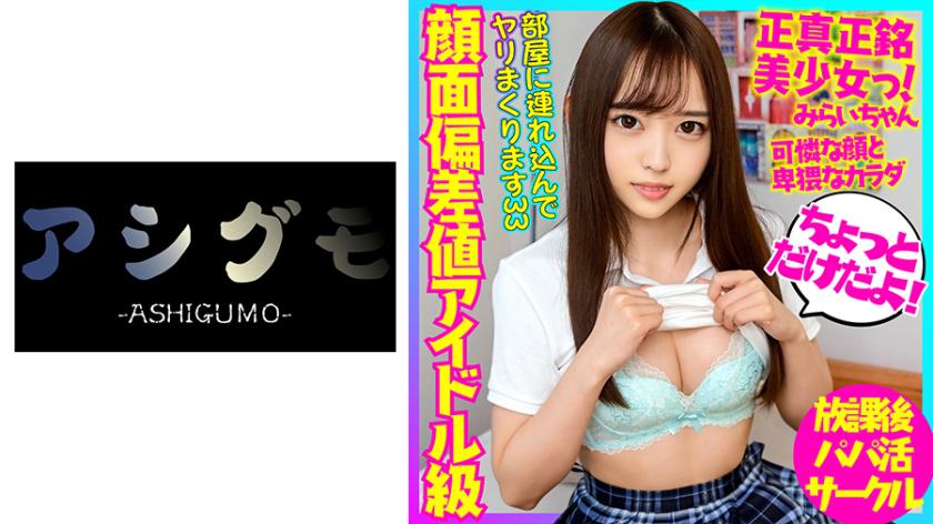 Idol class facial deviation value! ! A delicate slender girl who is weak against pushing and a blowjob in the car → creampie SEX. # support # petit # man-proof [outflow