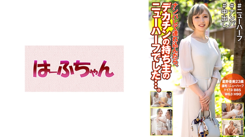 When I picked up and brought home someone, it turned out they were a Newhalf with a big package... Hoshino Ami.