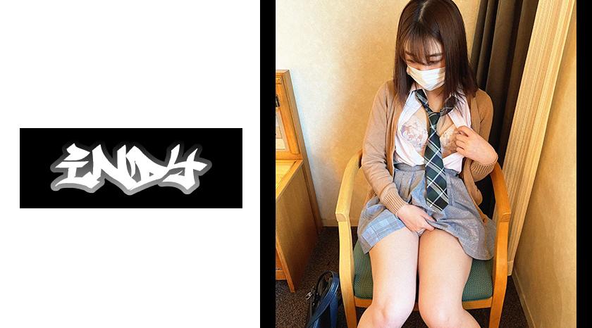 Uniformed schoolgirl who looks tough but is actually weak-willed, and a girl who dislikes it, in consecutive creampie without permission