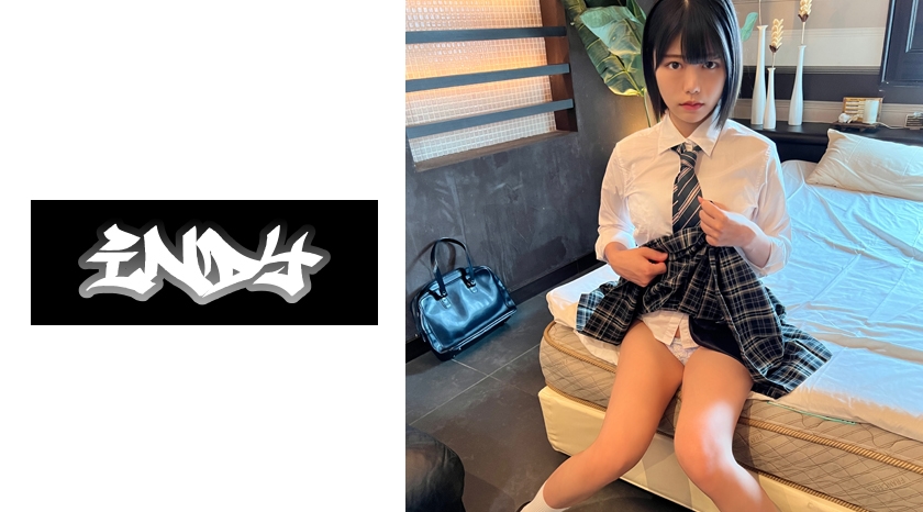 Forced Creampie with Cute Short-Haired Girl in a Hidden Uniform with Reluctant Big Tits