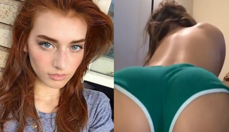 [歐美] 我的屁股準備好了!!女大生想誘惑學長~反被學長流出!!