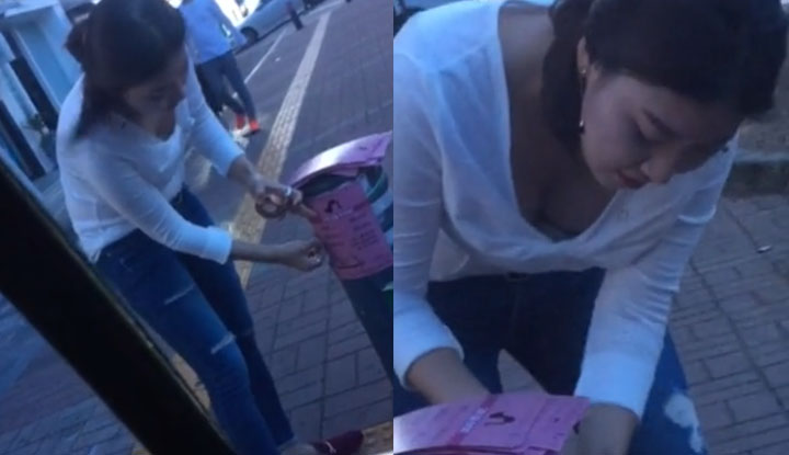 (เกาหลี) ก้มแบบนี้นมก็หกหมดนะสิ