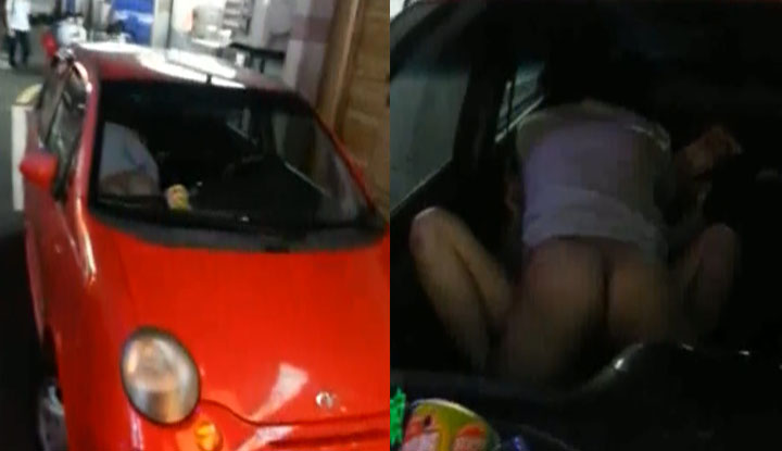 熄火點燃慾火！大膽在鬧區街頭搞車震！吸引民眾錄影圍觀照樣深入：女子叫聲不絕於耳