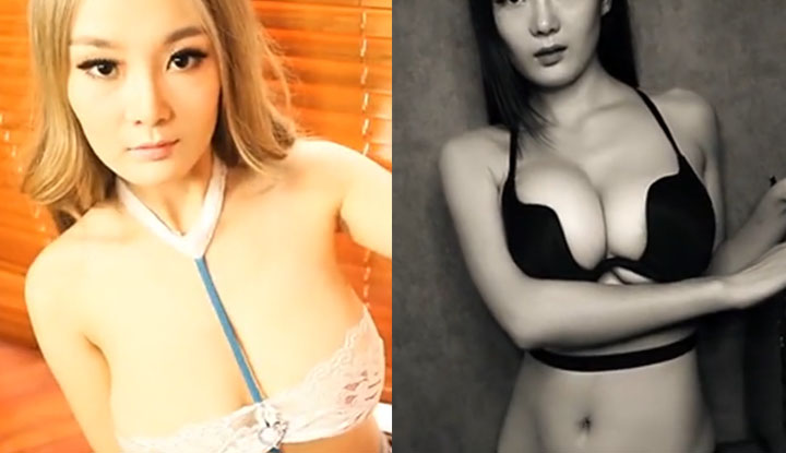 巨乳版孫芸芸！ 173長腿妹子乳量驚人！穿上蕾絲內衣兩點若隱若現：想被她夾擊