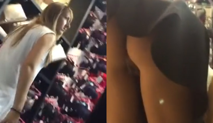 เจอพนักงงานขายกระโปรงสั้นจู๋ แถมไม่ได้ใส่กางเกงในแบบนี้ ทำยังไงดีครับ