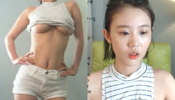 看不懂這韓妹想表達什麼沒關係  看奶子就好~ 1