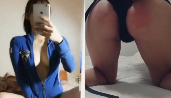 สาวขายาว อยากโดนคนแทงหี