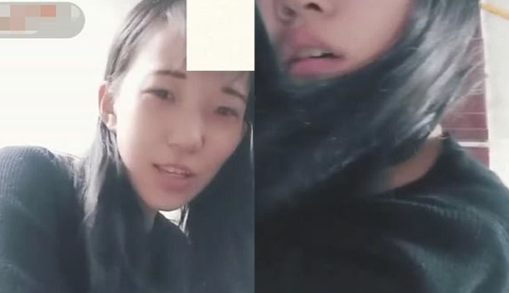 小女孩被從後面老漢推車推到翻白眼