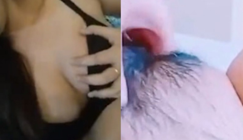 漂亮美眉的推特都這麼精彩！和男友的激戰過程「無私分享」茂密的叢林水源很充足阿４