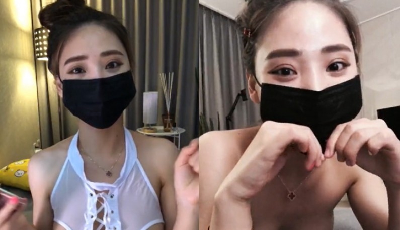 [เกาหลี] ไลฟ์สดเปลื้องผ้า ~ เปลือยเรียกชาย ~ อยากเล่นกับหอยสวยๆ ของฉันไหม❤