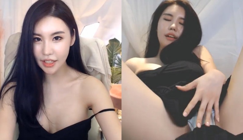 [韓國] 長髮甜美巨乳妹衣服都穿不好~ 是不是很想要?