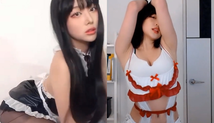 [Korea] This is a girl group trainee! Look how bouncy that ass balls are!