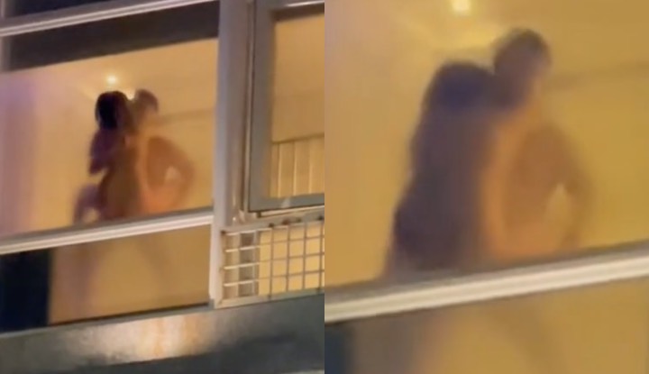 [ไต้หวัน] คู่รัก เอากันริมระเบียง ทำเอาคนที่เห็นเงี่ยนกันตามๆไป 