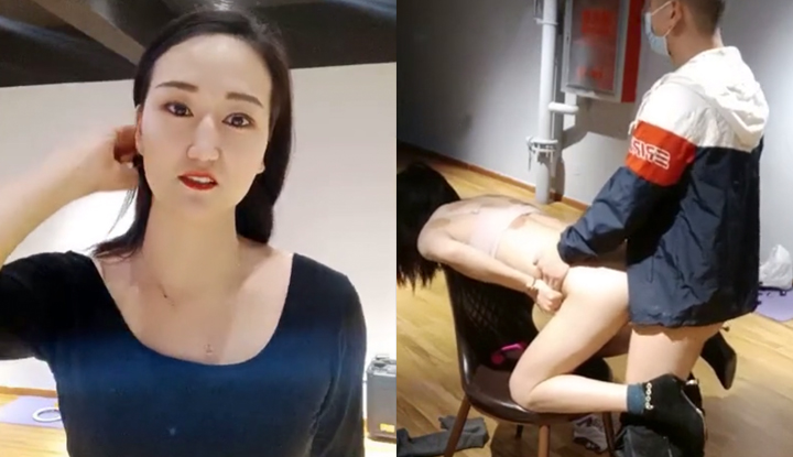 ครูสอนเต้นสุดเสียวโดนนักเรียนย็ดด้วยอ่า มุแง้