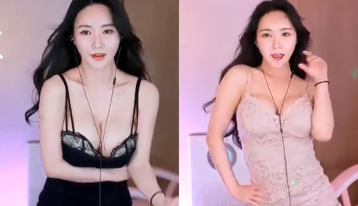 (เกาหลี) เต้นทีนมก็เด้งที เสียวหีจริง