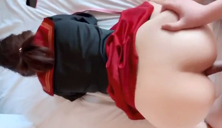 Fucking a cute girl deep throating
