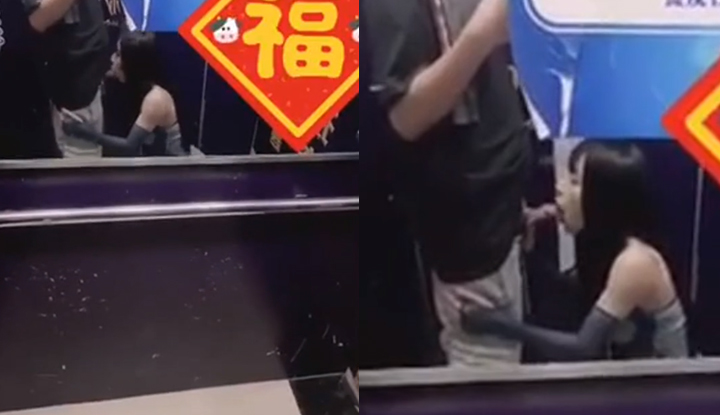 เงี่ยนจนทนไม่ไหว เอากันในลิฟต์แล้วไปต่อที่ห้อง