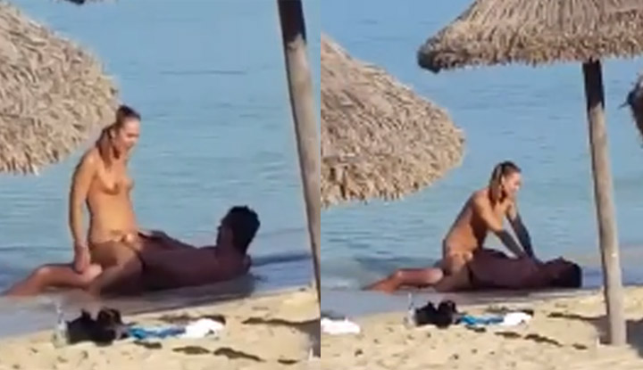 (ฝรั่ง) เย็ดริมหาด เด้าไม่สนใจใคร