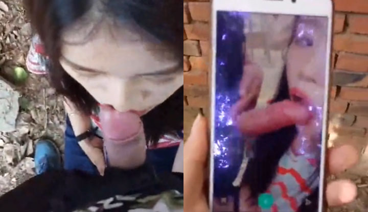 Internet exposure incident ~ The girl is proud of her mouth and takes a selfie while taking a blowjob~
