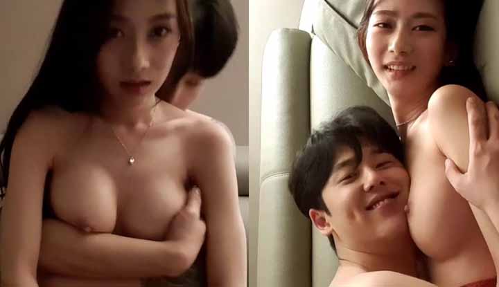 [Korea] The handsome little brother who loves milk and has turned into a lunatic~ Met a beautiful girl at home to lick, lick, touch.