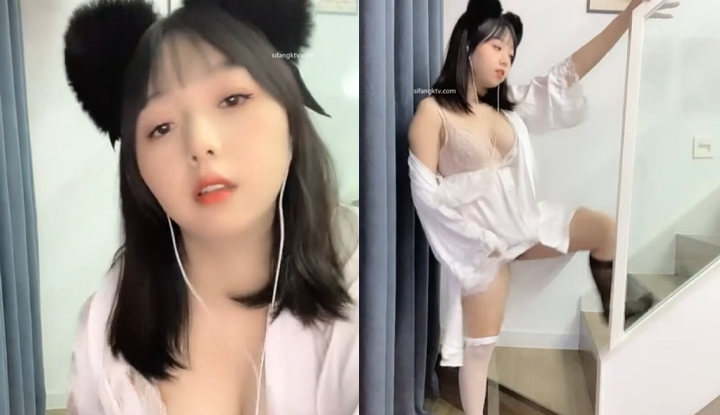 想要看我更騷的樣子嗎？巨乳完全露出熱舞