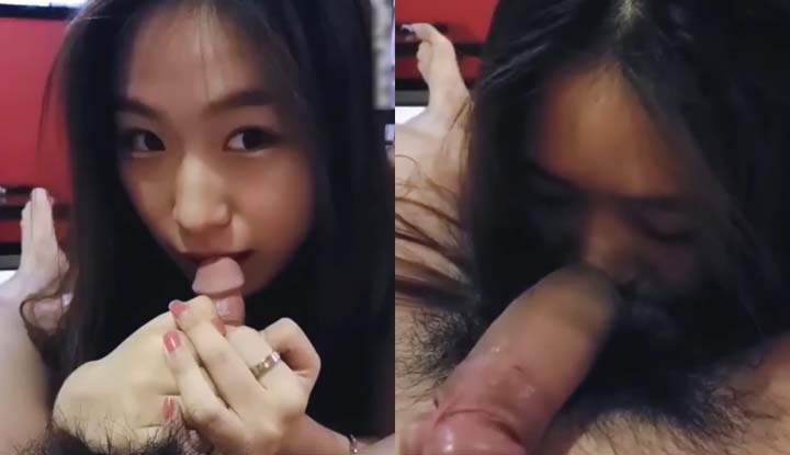 [Korean] Innocent and tender girl gently blows while letting you go bareback, she is really obedient.