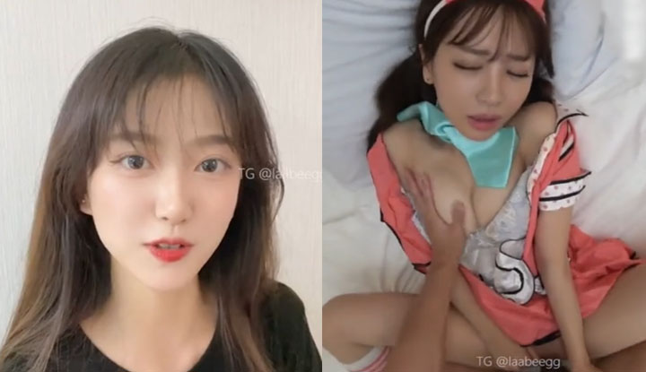 In order to lull me to sleep, my girlfriend dresses up in cosplay and asks me to play with her~