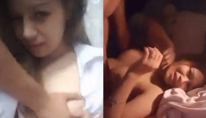 Boy was caught again with a classmate who is easy to get.