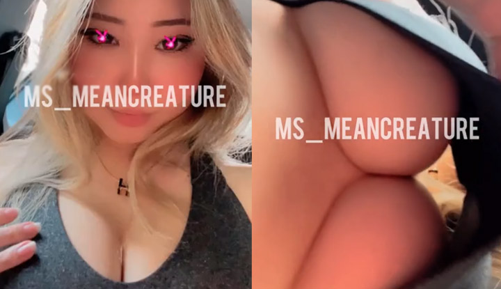 [Singapore] MeanCreature OnlyFans~ Hitched a ride and flashed my boobs to thank the driver.