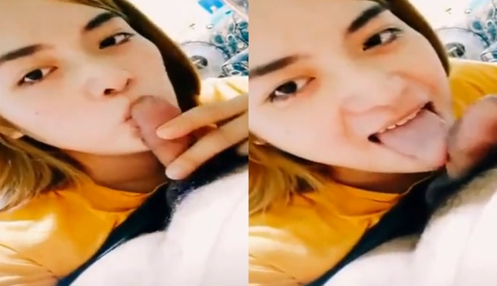 แฟนสาวจากฟิลิปปินส์ พยายามลั่นยิ้มเพื่ออยากดื่มน้ำเต้าหู้สด 