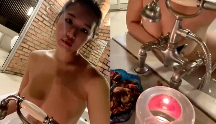 [Malaysia] OnlyFans has big breasts and tens of millions of Internet celebrities Ms.Puiyi is ready to celebrate the Riding Festival with scented candles and rose petals~
