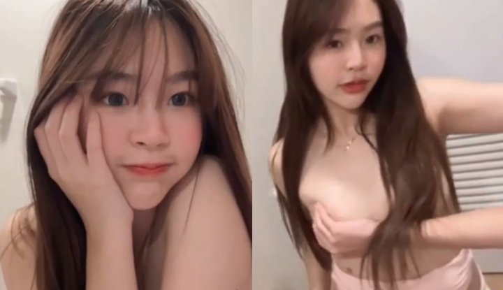 [Thailand] Famous YouTuber pitchytd's boyfriend helped with filming in the bathroom and couldn't resist the sexy body!