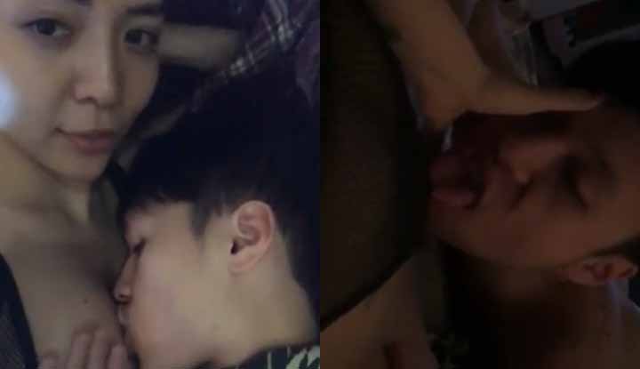 My boyfriend is like a horny little dog, licking my whole body feels so good.