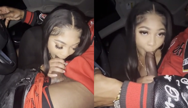 การขับรถยาวในเวลากลางคืนให้ผู้ชายคุ้มค่าจริง ๆ ให้กำลังใจด้วยปากเล็ก ๆ และช่วยให้เขากระตือรือร้นขึ้น