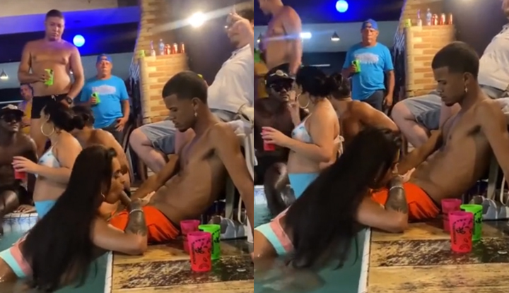 [ในยุโรปและอเมริกา] สาวสวยที่มีชีวิตชีวาที่งานเลี้ยงกำลังล่าความรัก~ เธอเริ่มกินคนผิวดำตัวใหญ่ไปโดยตรง