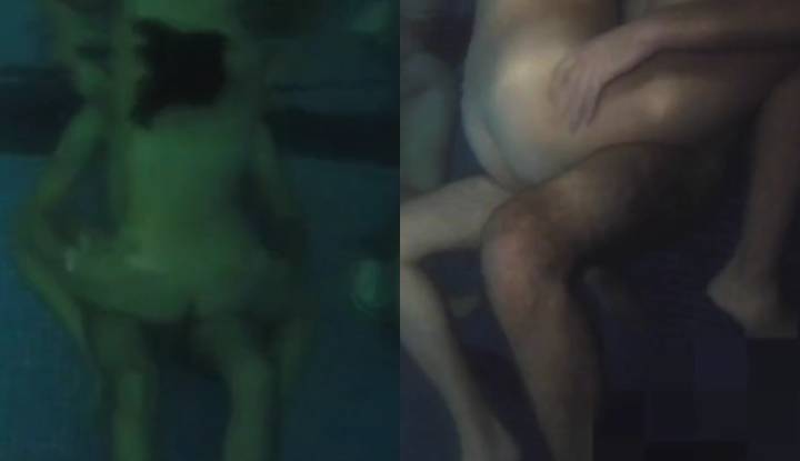 Having sex in the water is quite comfortable, and it's also fine to cum inside!