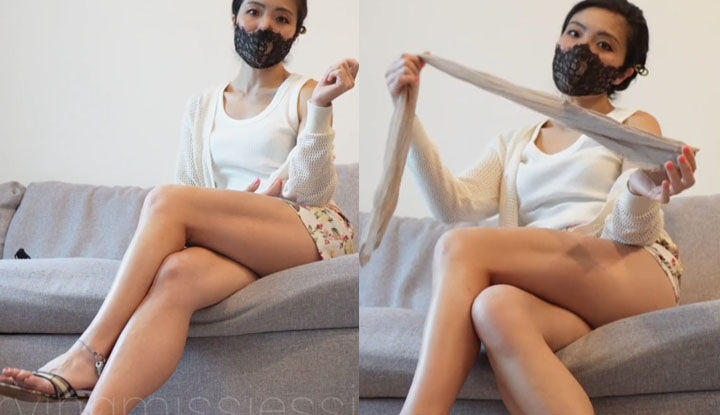 [Hong Kong] สาวแซ่บจีน นางราชินีของคำพูดลามคนไร้สมอง ทิ้งให้คุณเหมือนไม่เหลืออะไรเลย ~ C235 - ดูเหมือนคนชอบสวีตในกางเกงขาสั้นสุด