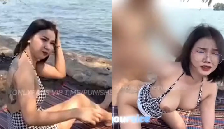 New porn clip featuring SomSomSwing69 by the sea is now out. She sits and sucks dick, then spreads her legs for doggy style fucking. She gets her pussy pounded until she squirts all over the bed.