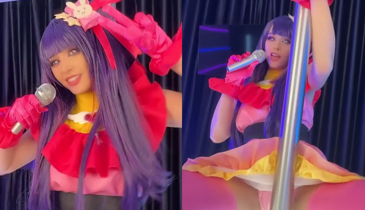 [Western] Lana Wolf, a popular figure on O platform, is taking on the challenge of portraying a sexy female idol. Surprisingly, she is even learning pole dancing for this role. Isn't that just too exciting!