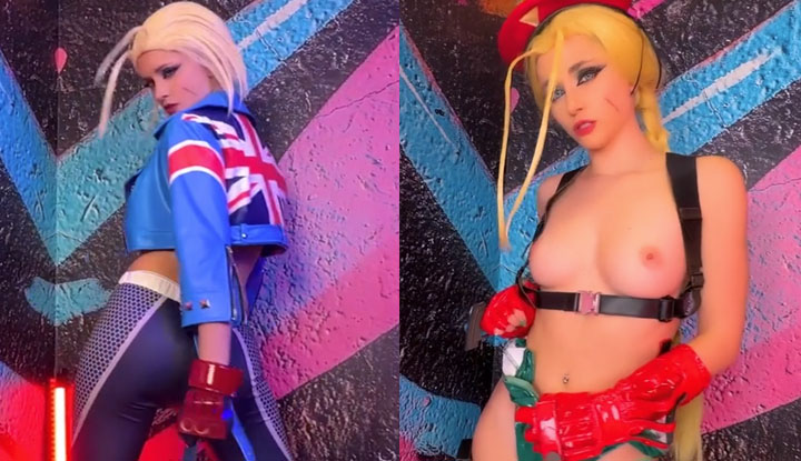 The new character from the Europe/America continent by O-site master Lana Wolf is really cute, and the clothes explosion in one second adds an extra flavor.