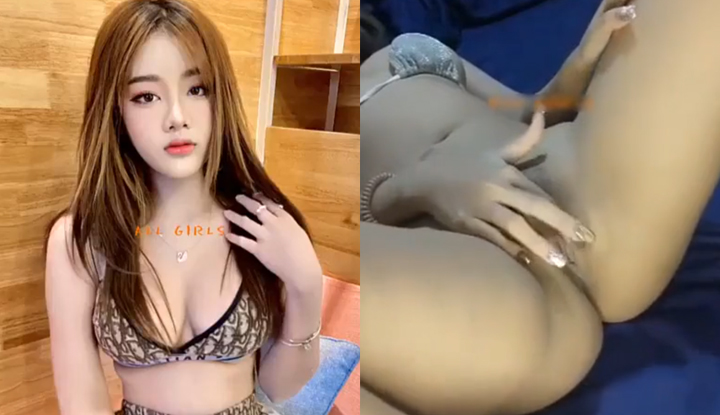 [thailand] the leopard print girl has a lot of sexy selfie videos hidden in her phone!