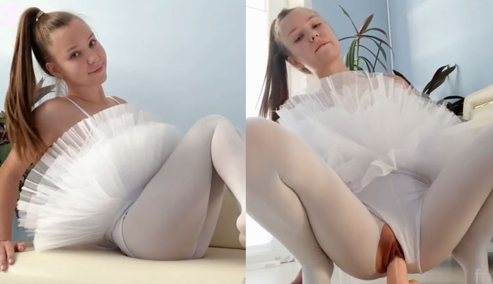 [ยุโรป-อเมริกา] นักเต้นบัลเล่ต์ tiny_angel บน Fansly ~ ใส่ชุดบัลเล่ต์ที่เป็นเกราะ และเซ็กซี่ และเปิดเผยช่องโคนเล็กๆ โดยขี่หลอกหลอน