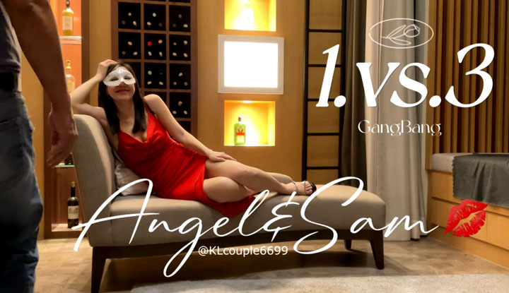 [Singapore] O Station loves to play couple KLCouple6699~Sexy wife experiences debauchery 1V3