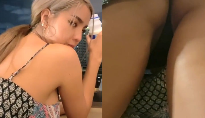 [ไทย] นางเอก Noey_Yanisa จาก O สเตชัน มีความสวยงามและให้ความรู้สึกว่าผู้ชมสามารถมองเห็นแสงสว่างของกระโปรงอย่างเรียบร้อย