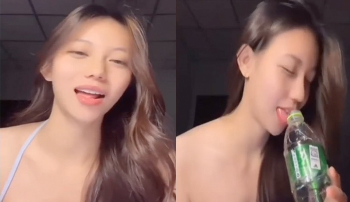 [ประเทศไทย] ลิ้นคมกริบของสาวผมยาว พี่ชาย เอาจู๋ของเธอออกมา!