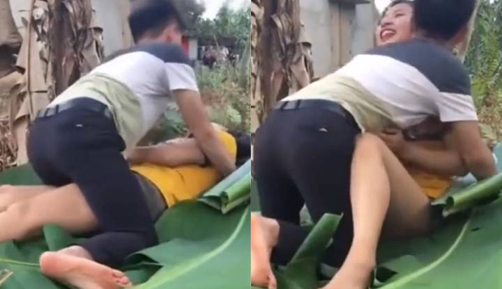 fuck my wife in the forest xxx setkong made a clip and posted it in a secret group. fucking in the forest. my wife is beautiful and cute. this guy did it to her. she's completely beautiful.