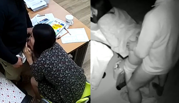 [korea] is your home smart camera secure? a colleague stayed overtime to challenge him to a wild sex challenge!