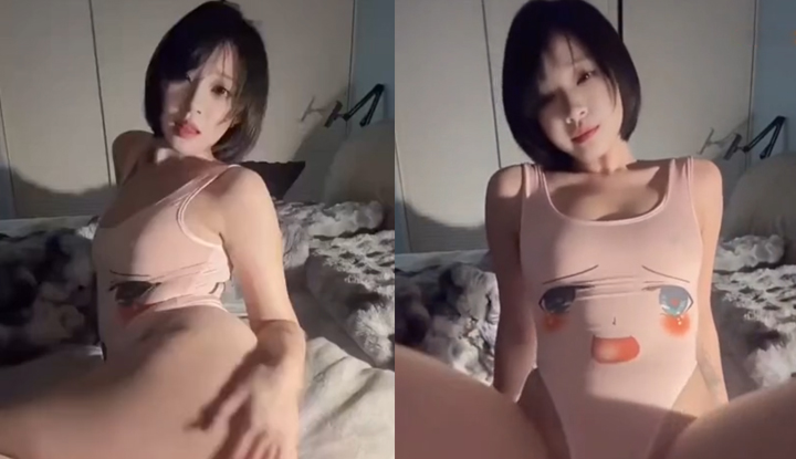 a private large-scale video of the 2 million-follow tik tok celebrity "goose" has been leaked! sexy buttocks on the bed