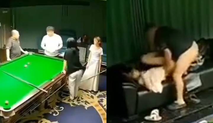 เล่นบิลเลียดและมีเซ็กส์! วิดีโอ "ครูผู้ช่วยสุดสวยกับลูกค้ามีเซ็กส์" หลุดจากห้องบิลเลียดในมณฑลเจียงซู ประเทศจีน!